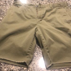 RVCA shorts size 32, green